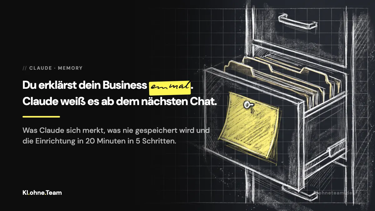Claude Memory und Projekte: wie Claude sich dein Business merkt