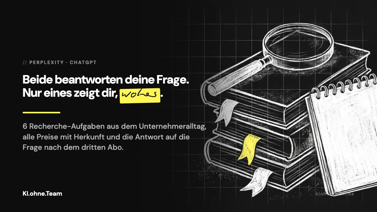 Perplexity oder ChatGPT: die KI für Recherche