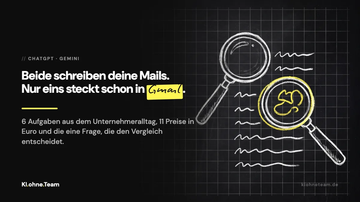 ChatGPT oder Gemini: welche KI für welche Aufgabe im Unternehmeralltag