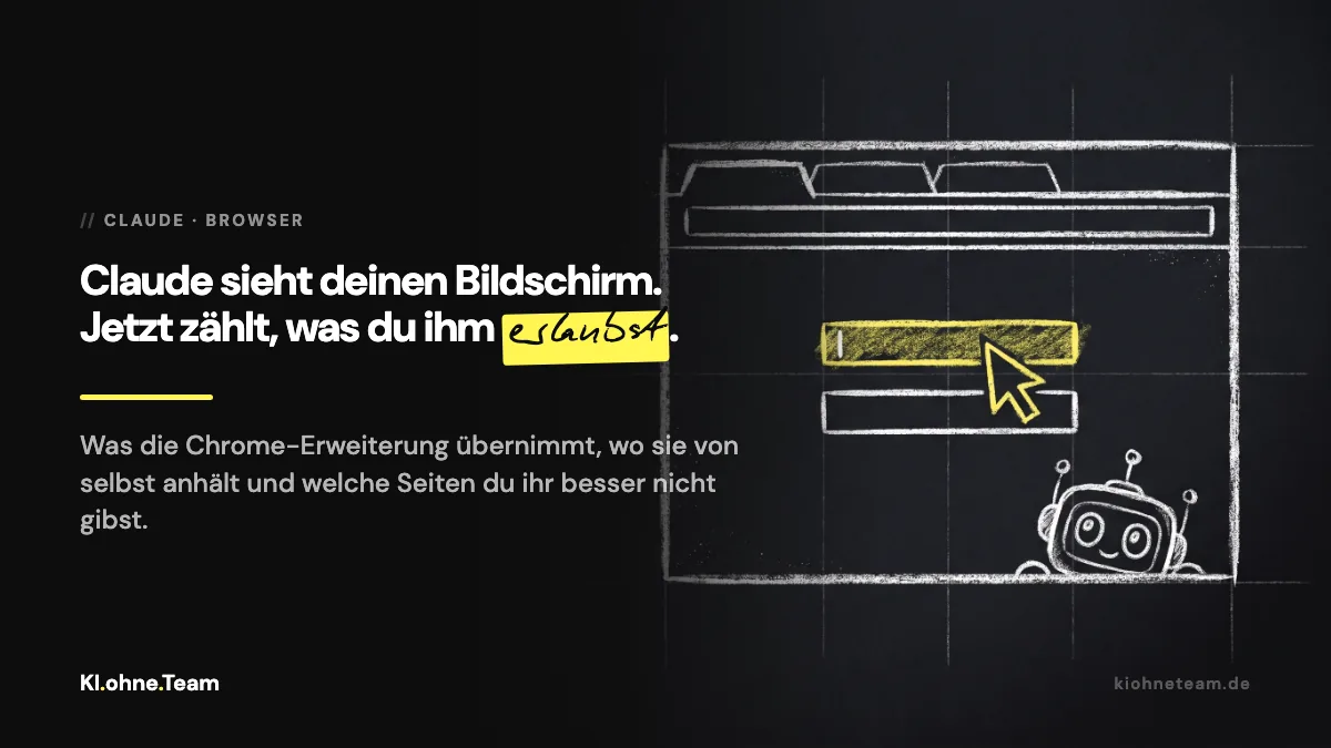 Claude in Chrome: der Browser-Agent im Praxistest