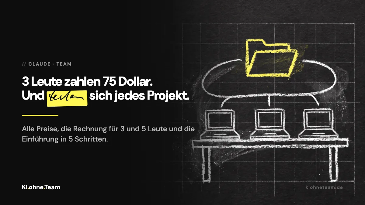 Claude Team und Enterprise: wie ein kleines Team Claude gemeinsam nutzt, und was es kostet