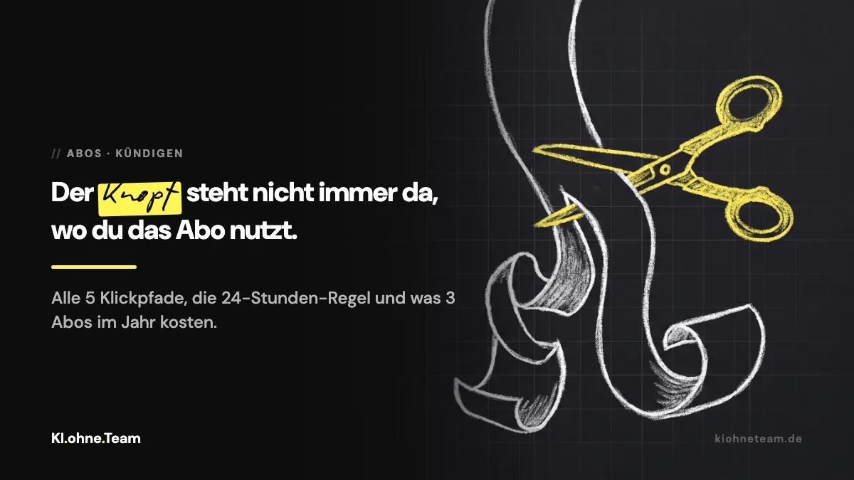 KI-Abos kündigen: wann du Plus, Pro oder Claude Pro wieder abbestellst