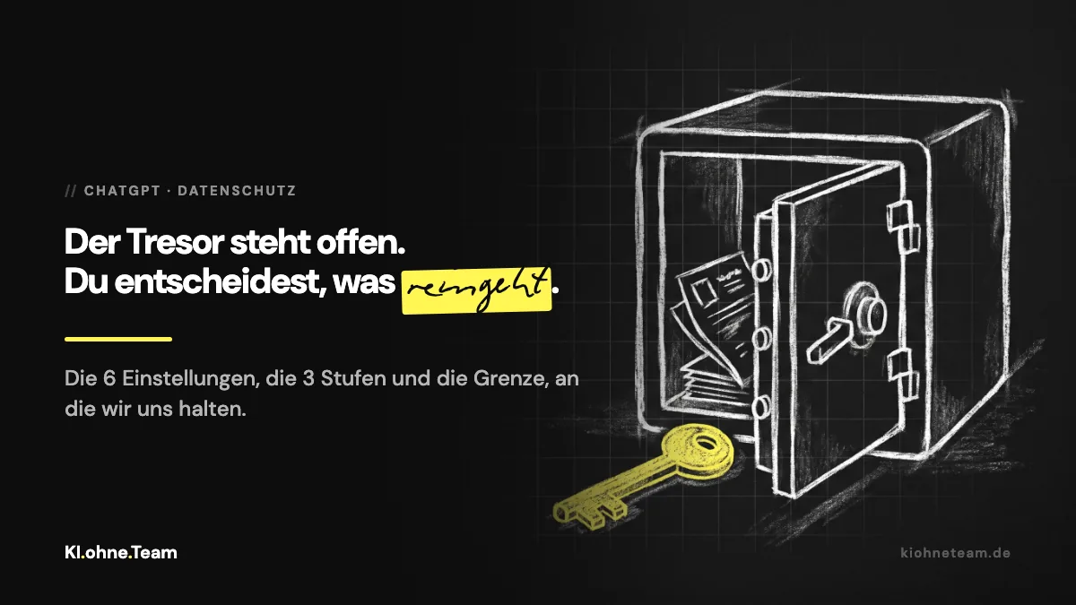 ChatGPT und Datenschutz: was du als Selbstständiger eingeben darfst