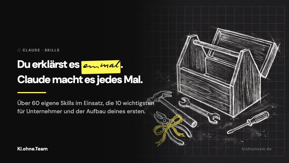 Claude Skills: was sie sind, die zehn besten für Unternehmer, und wie du eigene baust